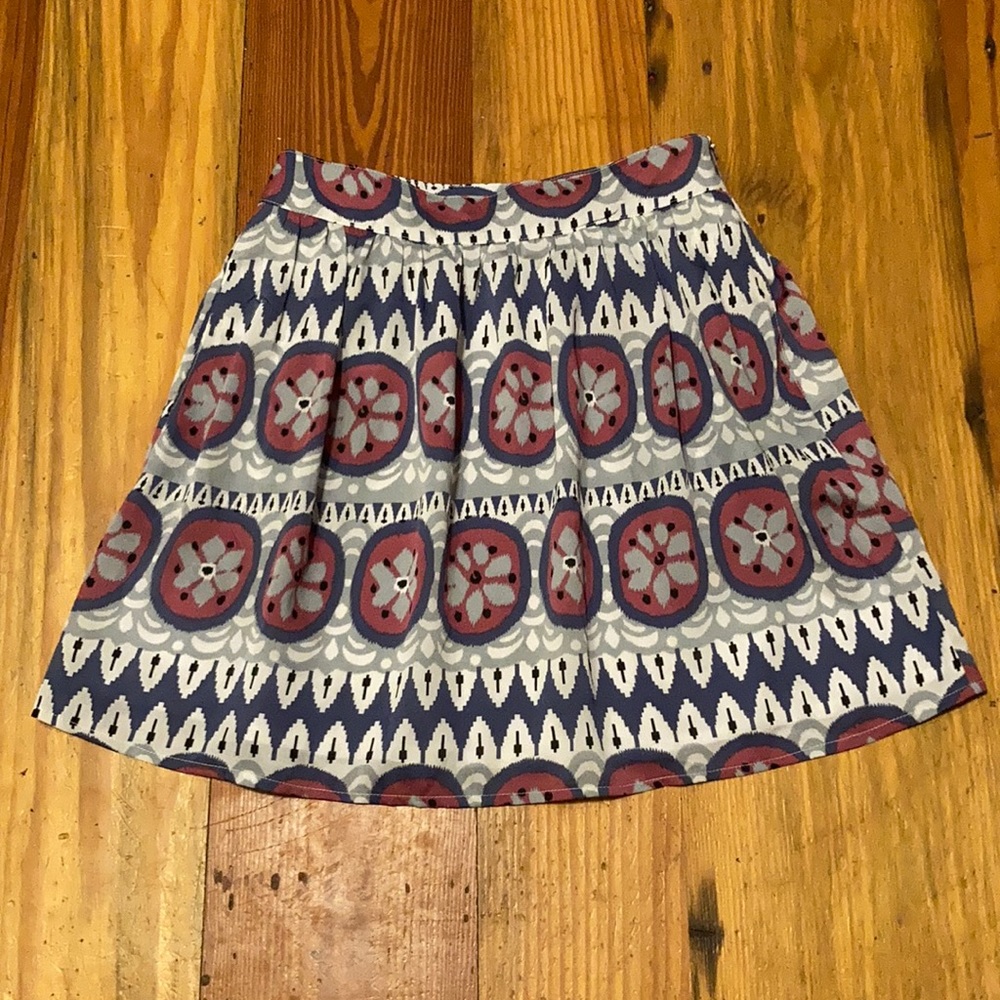 Paraella skirt geometric pattern sz M